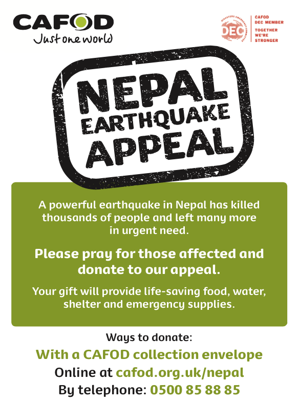 CAFOD Nepal Poster
