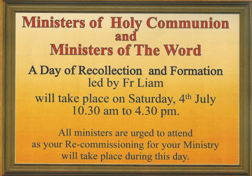 Ministers poster
